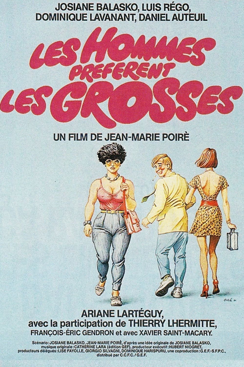 Постер Les hommes préfèrent les grosses
